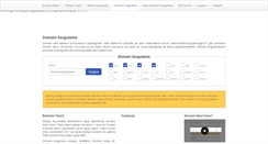 Desktop Screenshot of domainsorgulama.gen.tr